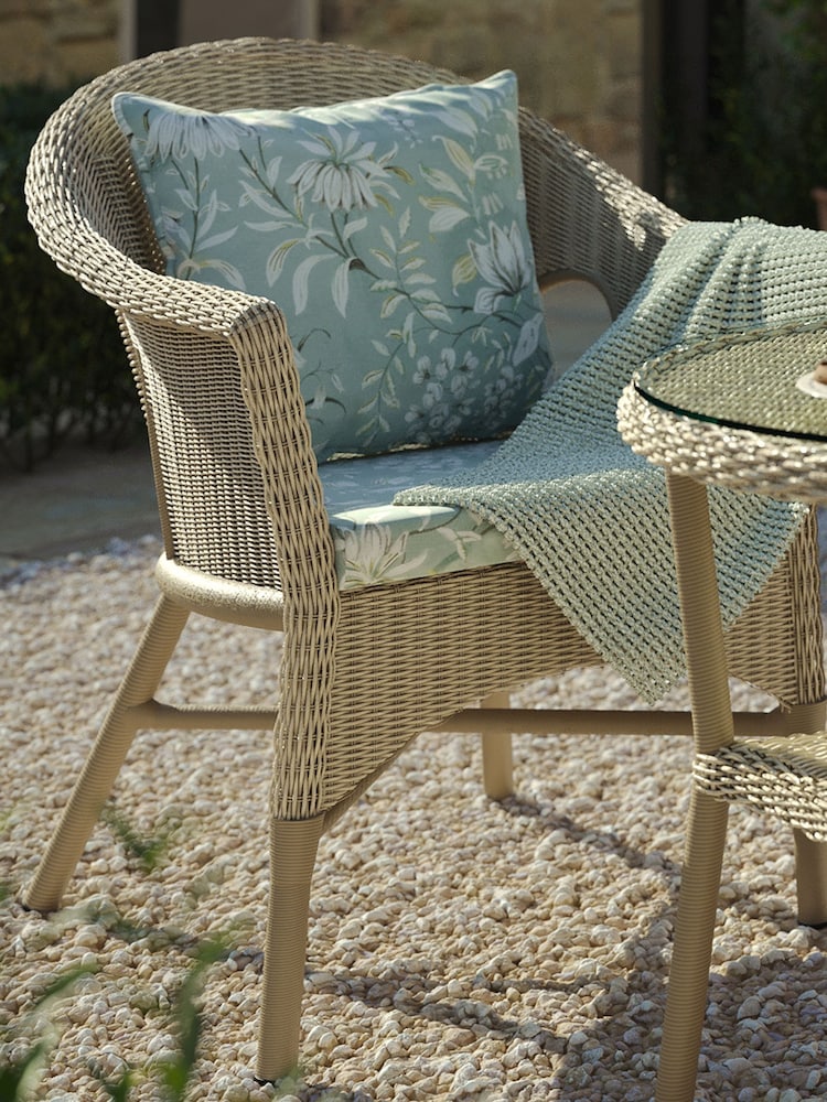 Laura Ashley Sage Green Parterre Indoor and Outdoor Scatter Cushion - Image 2 of 5