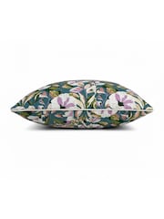 Laura Ashley Teal Blue Somerby Indoor and Outdoor Scatter Cushion - Image 4 of 5