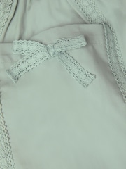 Monsoon Green Lace Trim Barrel Trousers - Image 3 of 3