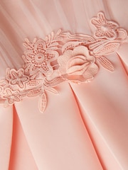 Monsoon Chiffonkleid mit floraler Stickerei und Ärmeln - Bild 4 von 4