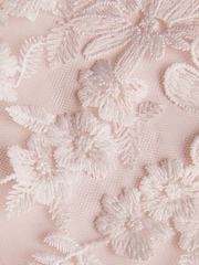 Monsoon Pink Felicity Embroidered Mesh Cardigan - Image 3 of 3