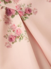 Monsoon Pink Baby Molly Rose Print Scuba Dress - Image 3 of 3