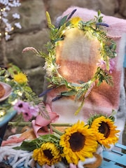 Lights4fun Good Spring Wreath - Image 3 of 5