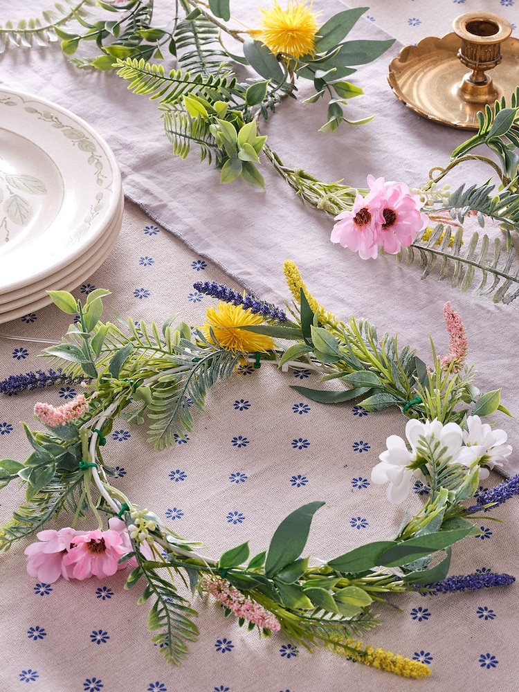 Lights4fun Good Spring Wreath - Image 5 of 5