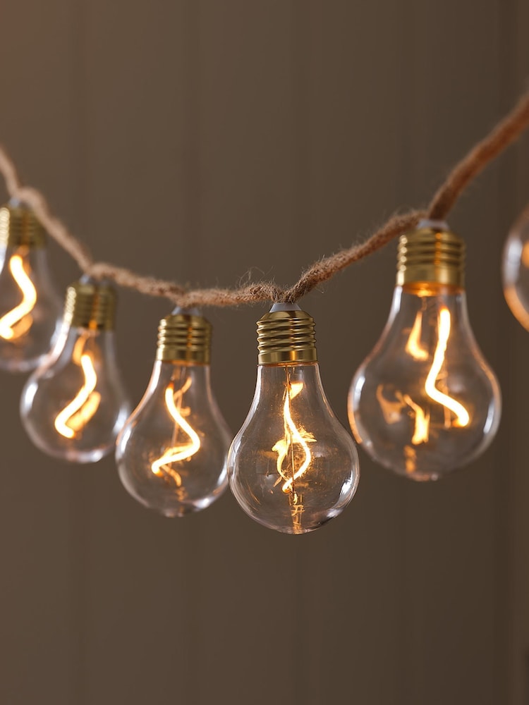 Lights4fun Natural Rope Festoons - Image 1 of 6