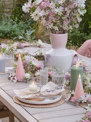 Lights4fun Set of 2 Ridged Cone Candles with Remote - Image 6 of 6