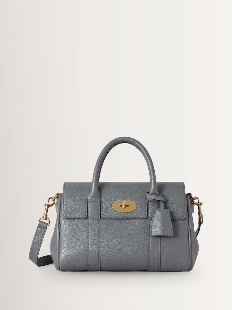 Mulberry Foggy Grey Small Bayswater Satchel Bag - Image 2 of 5