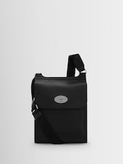Mulberry Black/Silver Antony Classic Grain Bag - Image 1 of 7