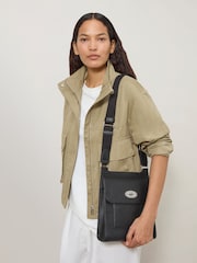 Mulberry Black/Silver Antony Classic Grain Bag - Image 5 of 7