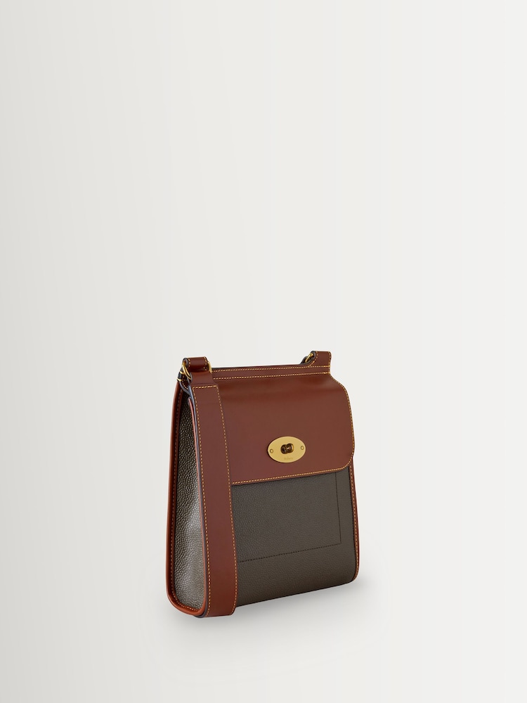 Mulberry Mole-Cognac Large Antony Scotchgrain Bag - Image 2 of 5 Mulberry Mole-Cognac Large Antony Scotchgrain Bag - Image 2 of 5