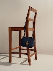 Mulberry Black Small Amberley Satchel Classic Grain Bag - Image 2 of 11