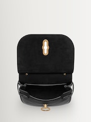Mulberry Black Small Amberley Satchel Classic Grain Bag - Image 7 of 11