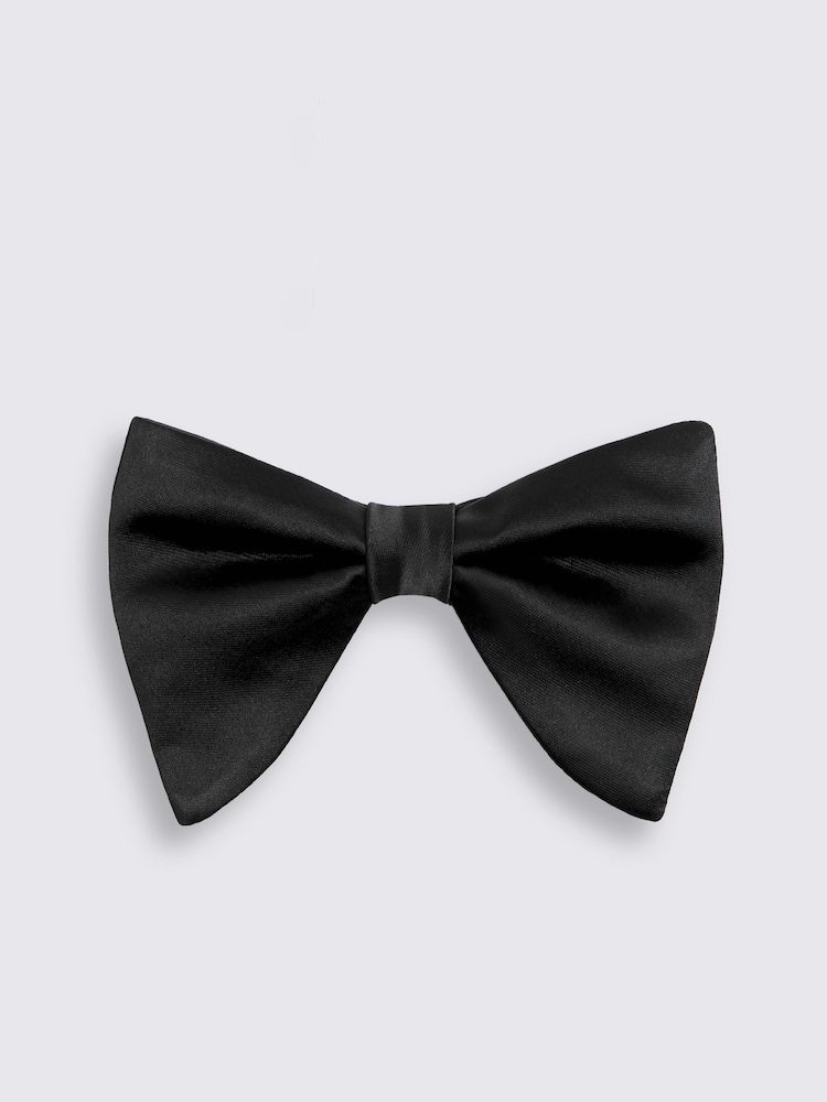 MOSS Black Oversized Bow Tie - Image 2 of 2