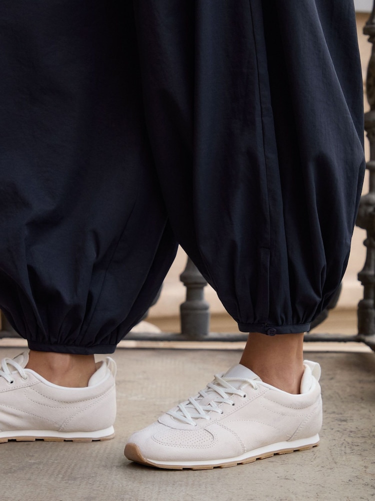 Threadbare Blue Balloon Trousers with Pockets - Image 4 of 4