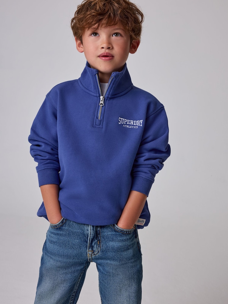 Superdry Funnel Neck Half Zip Sweatshirt - Bild 1 von 4 Superdry Funnel Neck Half Zip Sweatshirt - Bild 1 von 4