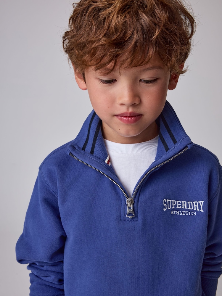 Superdry Funnel Neck Half Zip Sweatshirt - Bild 4 von 4 Superdry Funnel Neck Half Zip Sweatshirt - Bild 4 von 4