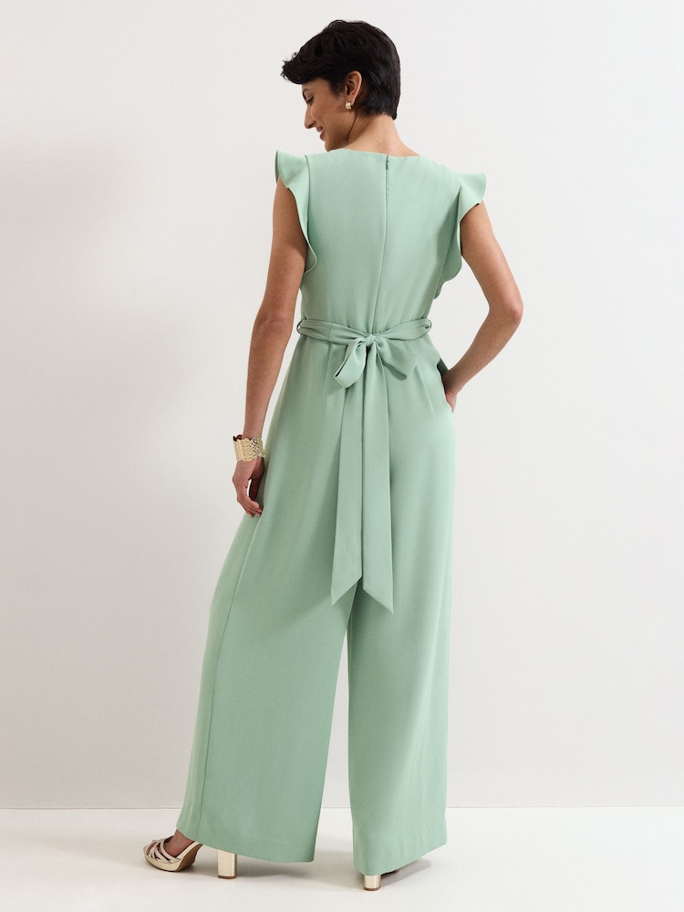 Phase Eight Green Ayla Wide Leg Jumpsuit - Image 2 of 6
