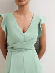 Phase Eight Green Ayla Wide Leg Jumpsuit - Image 4 of 6