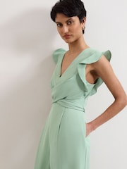 Phase Eight Green Ayla Wide Leg Jumpsuit - Image 5 of 6