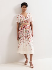 Phase Eight Cream Petite Lovette Dress - Image 1 of 7