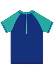 Character Blue Disney Lilo & Stitch Rash Guard And Swim Shorts Set - Image 4 of 5