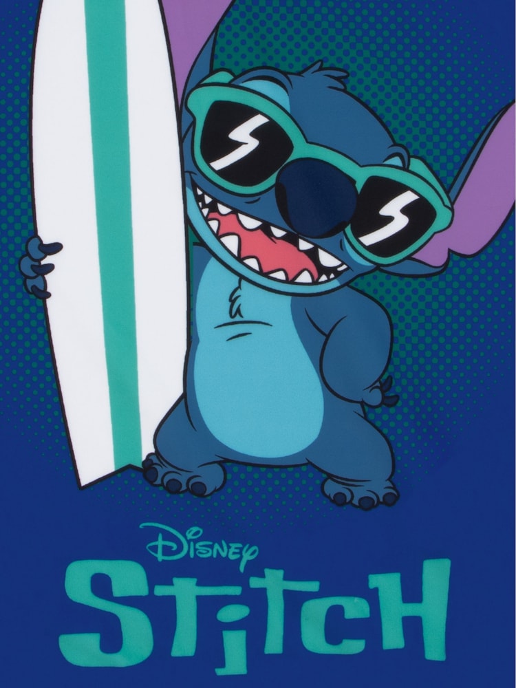 Character Blue Disney Lilo & Stitch Rash Guard And Swim Shorts Set - Image 5 of 5