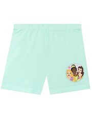 Character Green Disney Princess Short Pyjamas Ariel, Moana, Rapunzel - Image 4 of 10