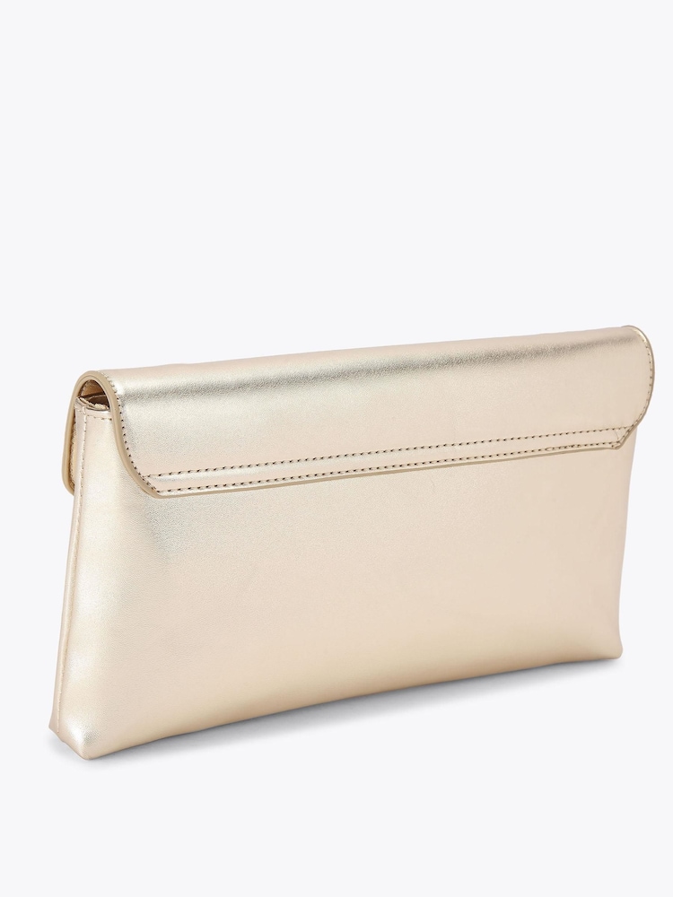 Χρυσαφί - Carvela Maria Τσαντάκι clutch φακέλου - Εικόνα 2 από 4