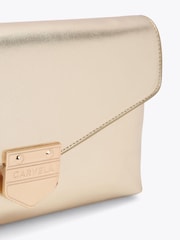 Carvela Gold Maria Envelope Clutch Bag - Image 5 of 5