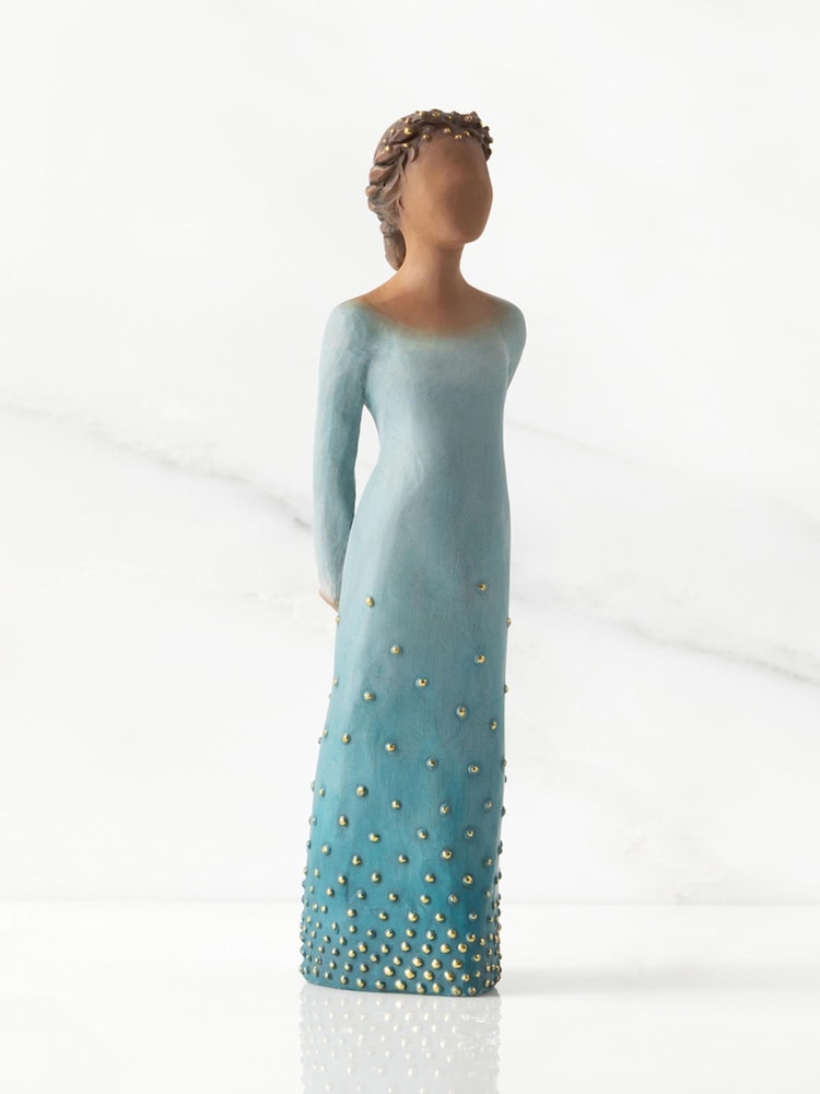 Willow Tree Off White Radiance Darker Hair Skin Figurine - Image 6 of 6