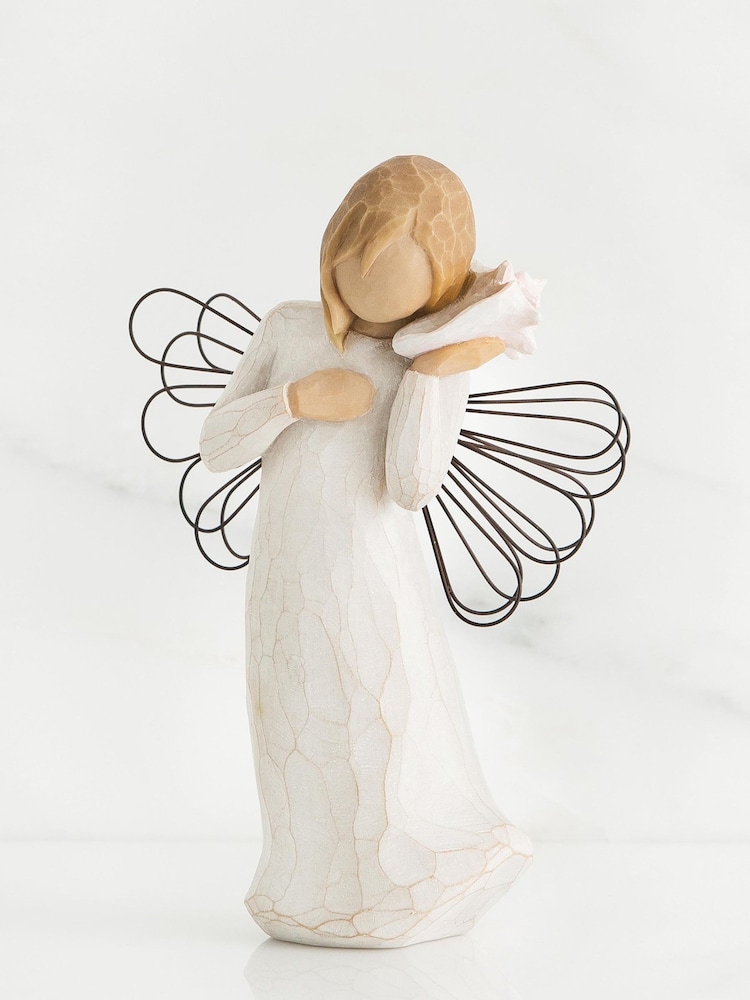 Willow Tree Off White Thinking Of You Figurine - Image 2 of 3 Willow Tree Off White Thinking Of You Figurine - Image 2 of 3