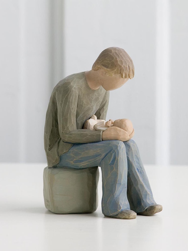 Willow Tree Off White New Dad Figurine - Image 1 of 2 Willow Tree Off White New Dad Figurine - Image 1 of 2