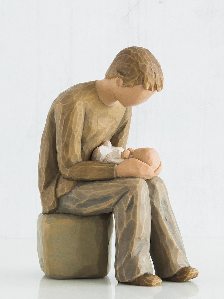 Willow Tree Off White New Dad Figurine - Image 2 of 2 Willow Tree Off White New Dad Figurine - Image 2 of 2