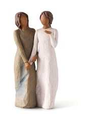 Willow Tree Off White My Sister My Friend Darker Skin Figurine - Image 2 of 6