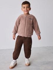 Baker by Ted Baker 3 Piece Borg Jacket T-Shirt and Cargo Trousers Set - Bilde 1 av 6