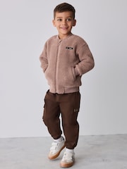 Baker by Ted Baker 3 Piece Borg Jacket T-Shirt and Cargo Trousers Set - Bilde 2 av 6