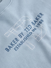 Baker by Ted Baker Blue Sweatshirt and Joggers Set 2 Piece - Image 11 of 12