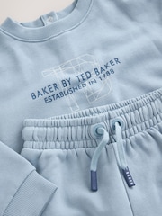Baker by Ted Baker Blue Sweatshirt and Joggers Set 2 Piece - Image 9 of 12