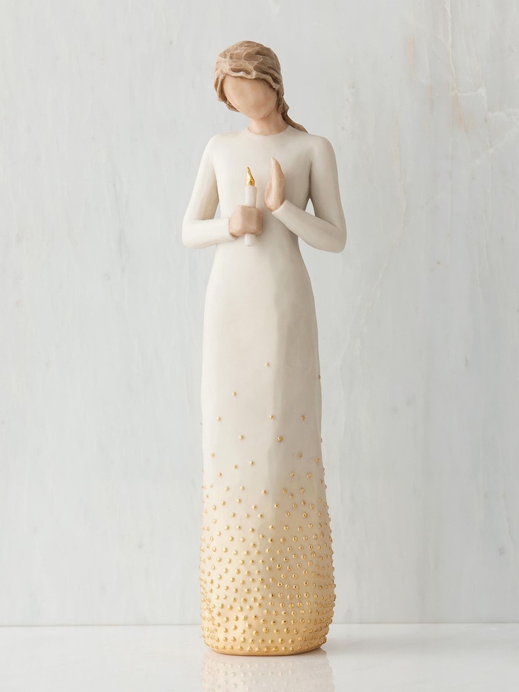 Willow Tree Off White Vigil Figurine - Image 1 of 3 Willow Tree Off White Vigil Figurine - Image 1 of 3