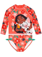 Character Orange Disney Moana Swimming Set - Image 1 of 9