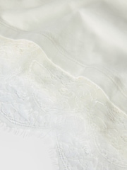 Whistles White Lace Trim Detail T-Shirt - Image 5 of 5