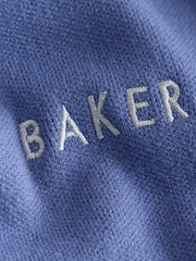 حزمة من 3 قطع من Baker by Ted Baker تيشرت رمادي محبوك بملمس بارز بسحاب أمامي وبنطلونات رياضية - Image 12 of 18