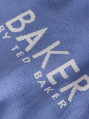 حزمة من 3 قطع من Baker by Ted Baker تيشرت رمادي محبوك بملمس بارز بسحاب أمامي وبنطلونات رياضية - Image 8 of 18