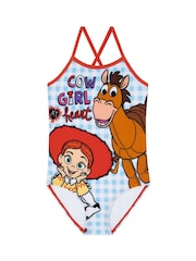 Character Blue Disney Toy Story Jessie And Bullseye One Piece Swimsuit - Image 1 of 12