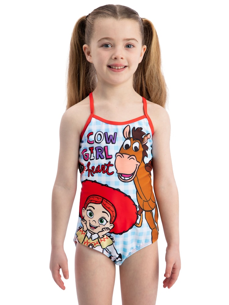 Character Blue Disney Toy Story Jessie And Bullseye One Piece Swimsuit - Image 2 of 12 Character Blue Disney Toy Story Jessie And Bullseye One Piece Swimsuit - Image 2 of 12