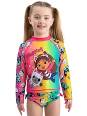 Character Pink Gabbys Dollhouse Swimsuit 2 Piece - Image 2 of 10