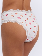 Boux Avenue Pink Tatiana Print Brazilian Knickers 3 Pack - Image 2 of 6