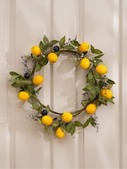 Scottish Everlastings Ltd Faux Lemon & Berry Wreath - Slika 1 iz 3