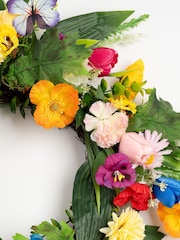 Scottish Everlastings Ltd Yellow Bright Floral Wreath - Image 2 of 3