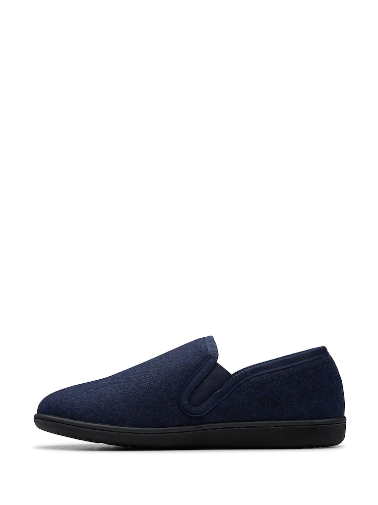 Clarks Blue King Ease Full Slippers - Image 2 of 6